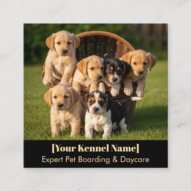 Customisable Kennel Business Card (Front)