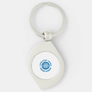 Customisable Keychain with Company Name & Logo