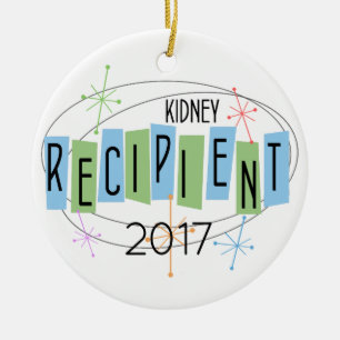 Customisable Kidney Recipient Ceramic Ornament