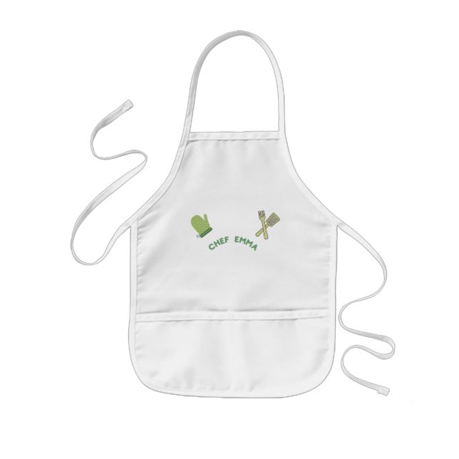 Customisable Kids Apron | Little Chef (Front)