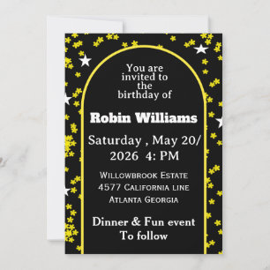 Customisable Kids Birthday Invitation   Editable 