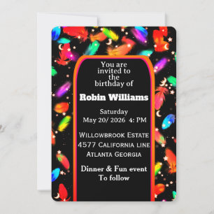 Customisable Kids Birthday Invitation Editable