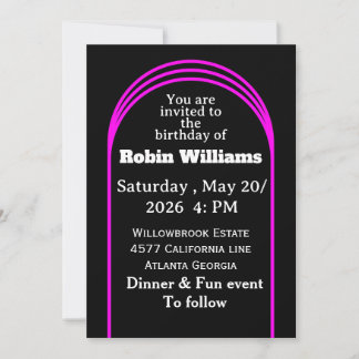 Customisable Kids Birthday Invitation | Editable
