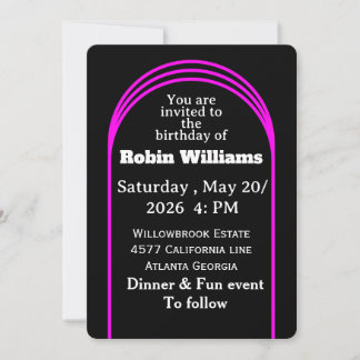 Customisable Kids Birthday Invitation | Editable