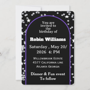 Customisable Kids Birthday Invitation Editable