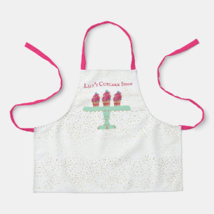 Customisable Kid's Cupcake Shop Apron