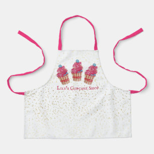 Customisable Kid's Cupcake Shop Apron