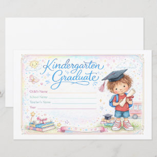 Customisable Kindergarten Graduate Certificate 