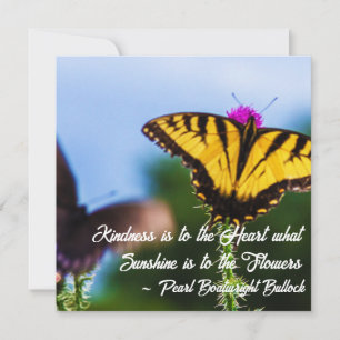 Customisable Kindness Inspirational Note Card