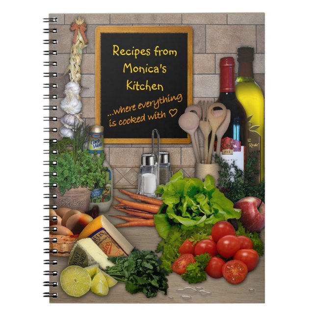 Customisable Kitchen Notebook (Front)