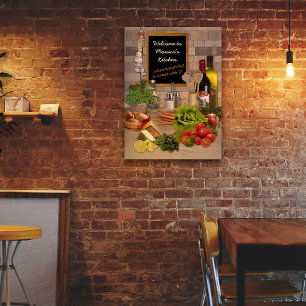 Customisable Kitchen Poster