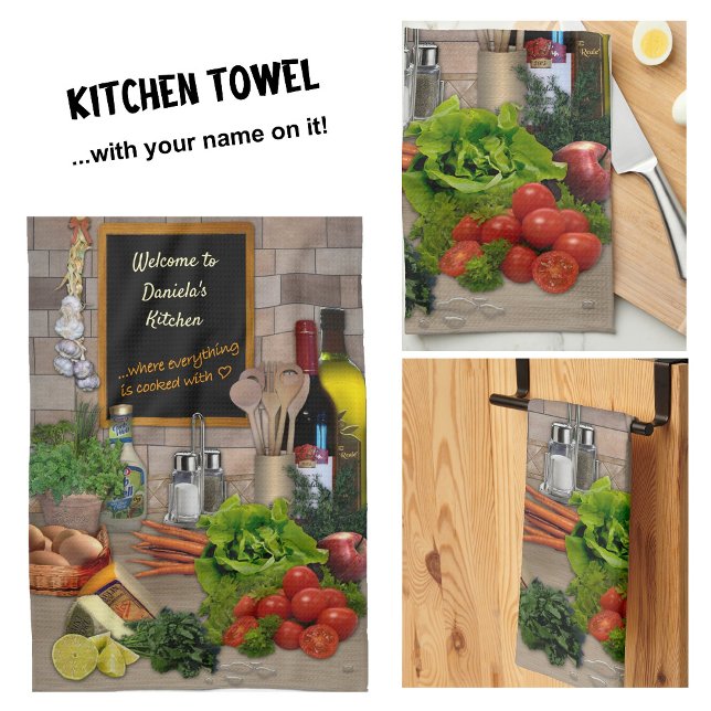 Customisable Kitchen Towel (Creator Uploaded)