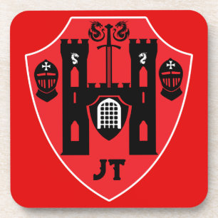 Customisable Knights Shield Coaster