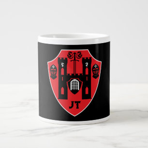 Customisable Knights Shield Large Coffee Mug