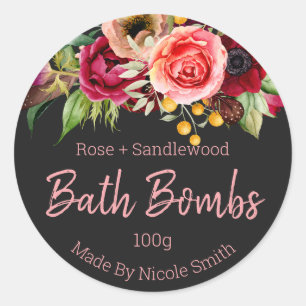 Customisable Label For Handmade Bath Bomb