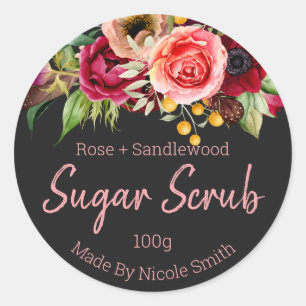 Customisable Label For Handmade Sugar Scrub