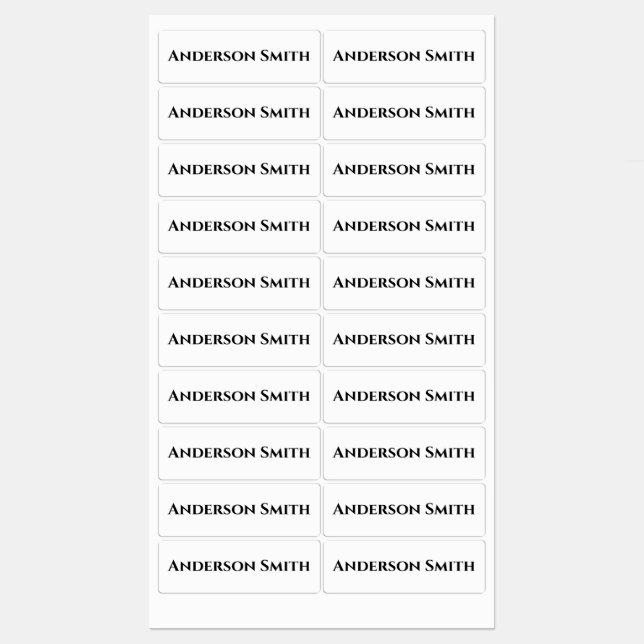 Customisable Labels for Fabric Crafter or Artist (Sheet)