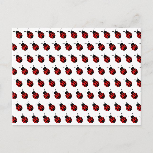 Customisable Ladybugs Postcard (Front)