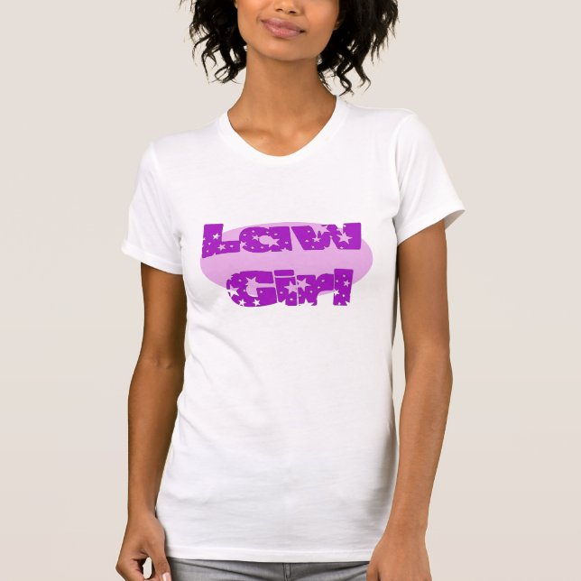 Customisable "Law Girl" Law Student, Attorney, LE T-Shirt (Front)