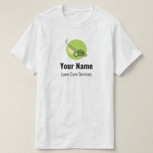 Customisable lawn care mower T-Shirt