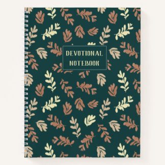 Customisable | Leafy Devotional Notebook