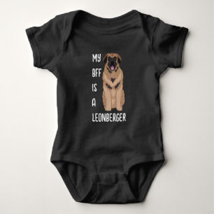 Customisable Leonberger  Baby Bodysuit