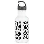 Customisable leopard print 532 ml water bottle (Back)