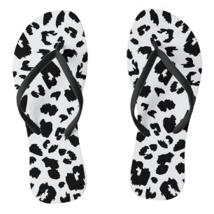 Customisable leopard print thongs