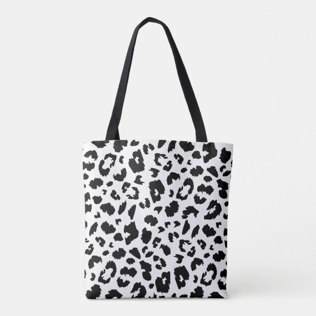 Customisable leopard print tote bag (Back)