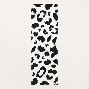 Customisable leopard print yoga mat