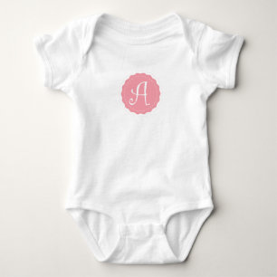 Customisable Letter "A" Baby Bodysuit
