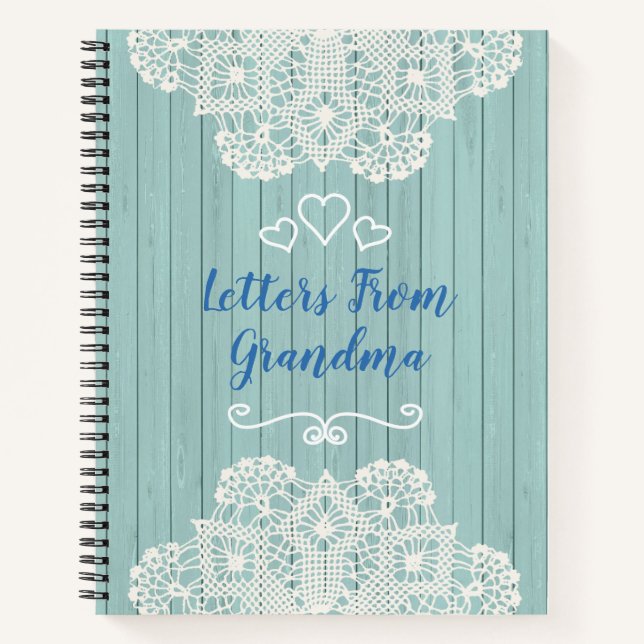 Customisable Letters From Grandma Notebook (Front)