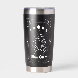 Customisable Libra Zodiac Astrology Tarot Magical Insulated Tumbler
