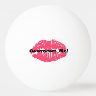Customisable Lip Ping Pong Ball Beer Pong Lipstick