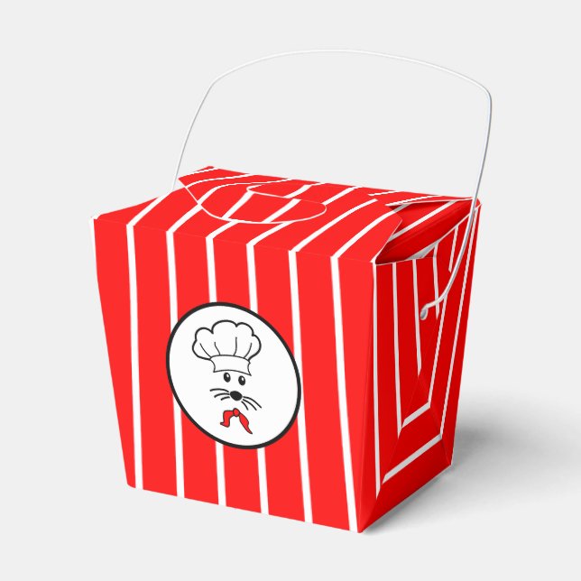 Customisable Little Baker Favour Box (Front Side)