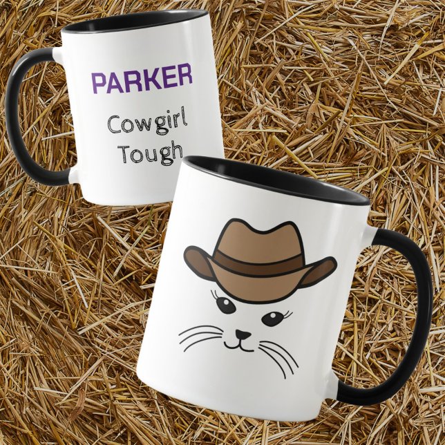 Customisable Little Cat Cowboy Mug (Creator Uploaded)