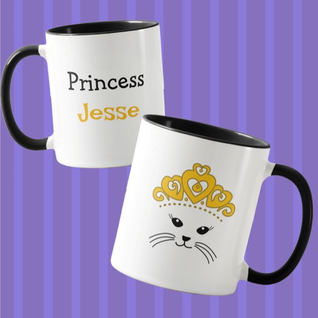 Customisable Little Cat Princess Mug (Creator Uploaded)