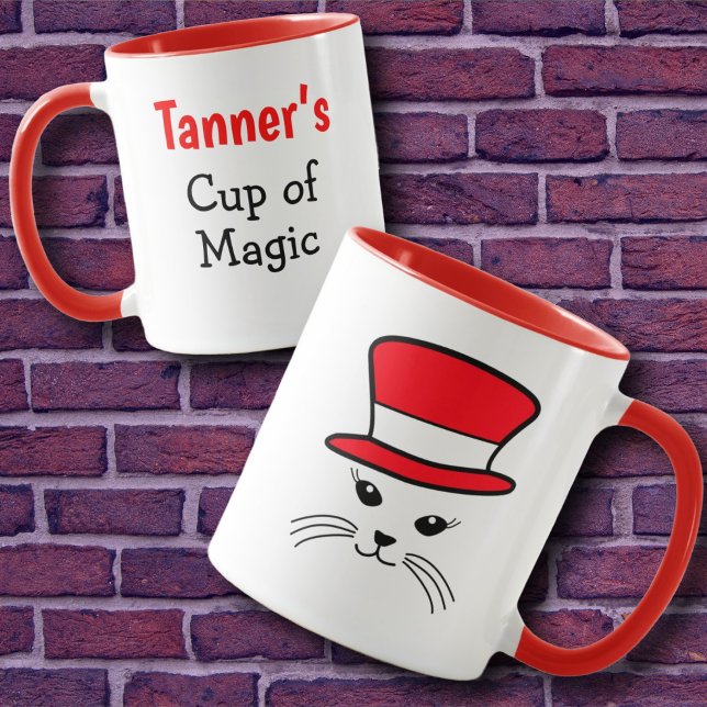 Customisable Little Cat Snow Man Hat Mug (Creator Uploaded)