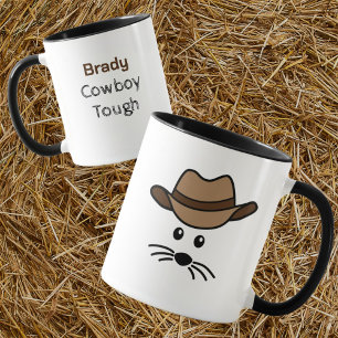 Customisable Little Mouse Cowboy Mug