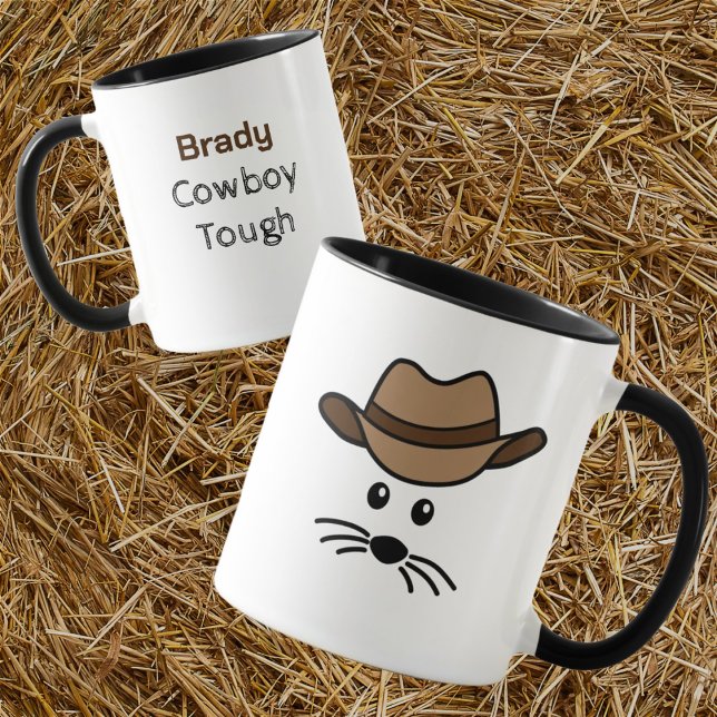 Customisable Little Mouse Cowboy Mug (Creator Uploaded)