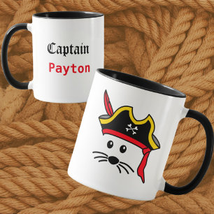 Customisable Little Mouse Pirate  Mug