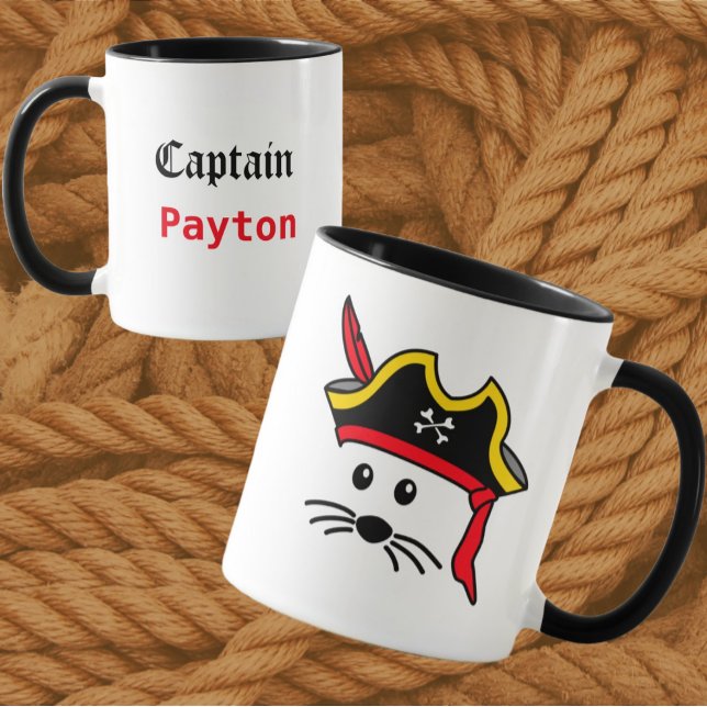 Customisable Little Mouse Pirate  Mug (Creator Uploaded)