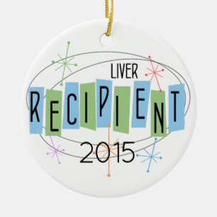 Customisable Liver Recipient Ceramic Ornament