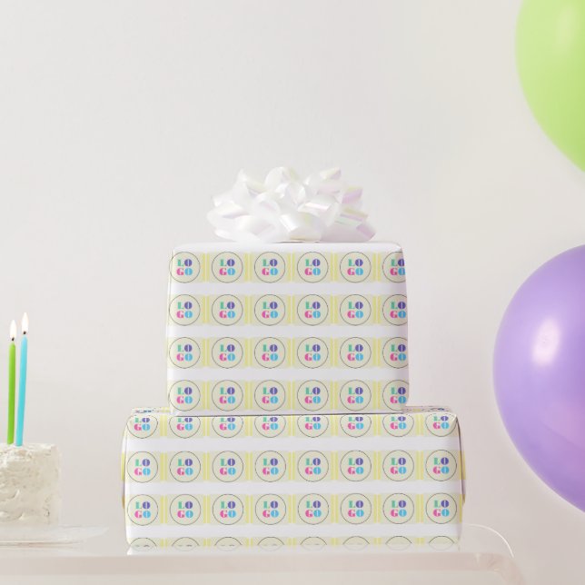 Customisable Logo Wrapping Paper for Business Use  (Party Gifts)