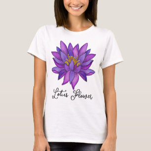 Customisable Lotus Flower T-Shirt