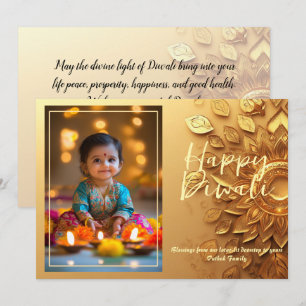 Customisable Lotus Lights & Little Smiles card