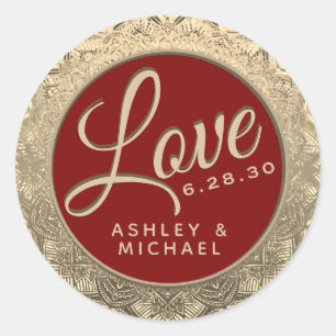 Customisable Love Wedding Seal