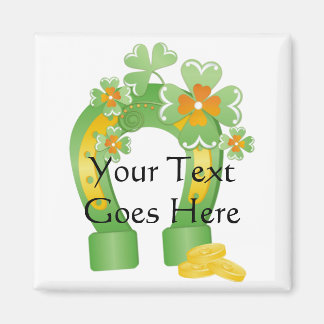 Customisable Lucky Horseshoe Magnet