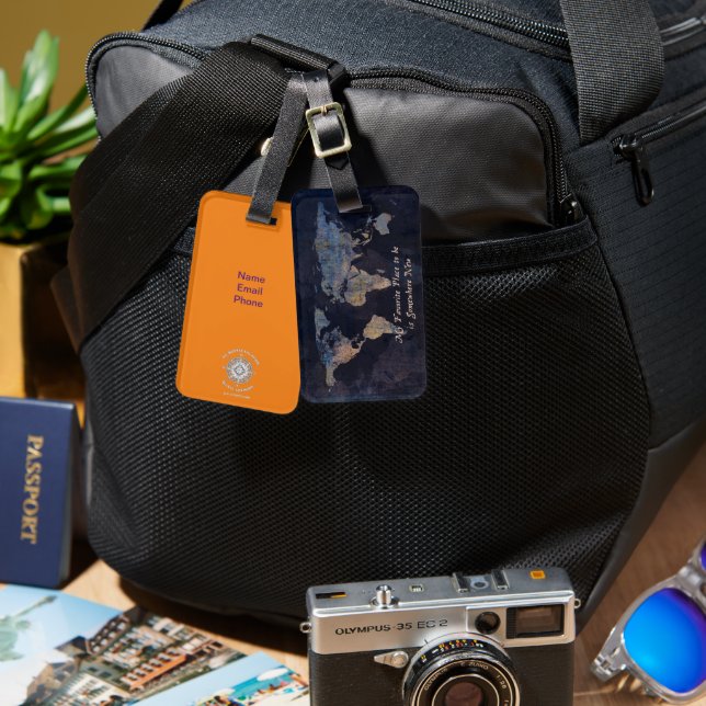 Customisable Luggage Tag (Front & Back)