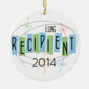 Customisable Lung Recipient with Custom Photo Ceramic Ornament